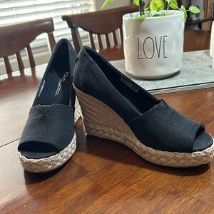 Toms Wedge/Espadrilles S-7.5